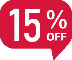 15% скидки